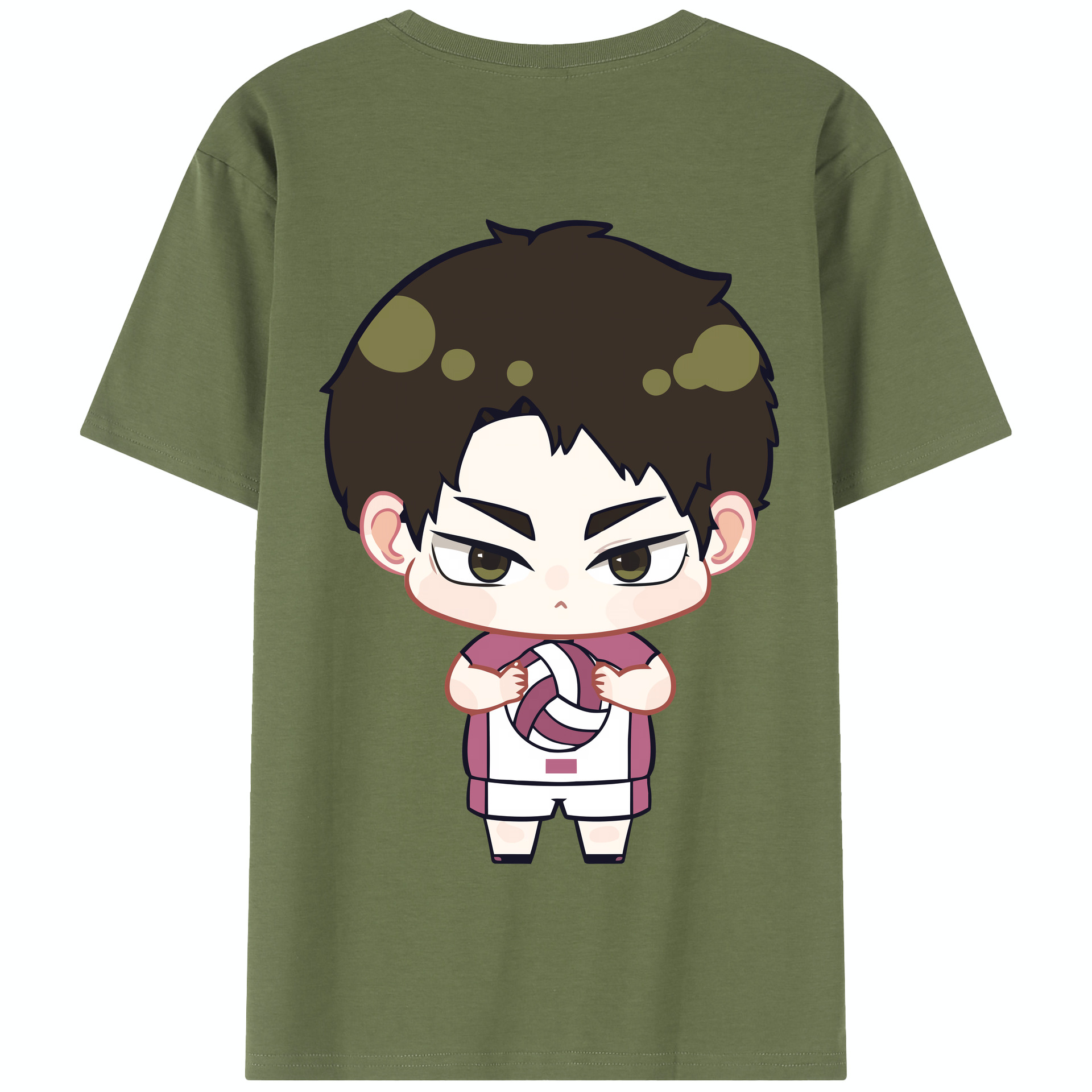 （画像用） ハイキュー!! Haikyu!! 綿100％半袖Tシャツ（背面プリント）